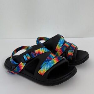 CHACO Kids Chillos Sports Sandals Size 2 Tie Dye